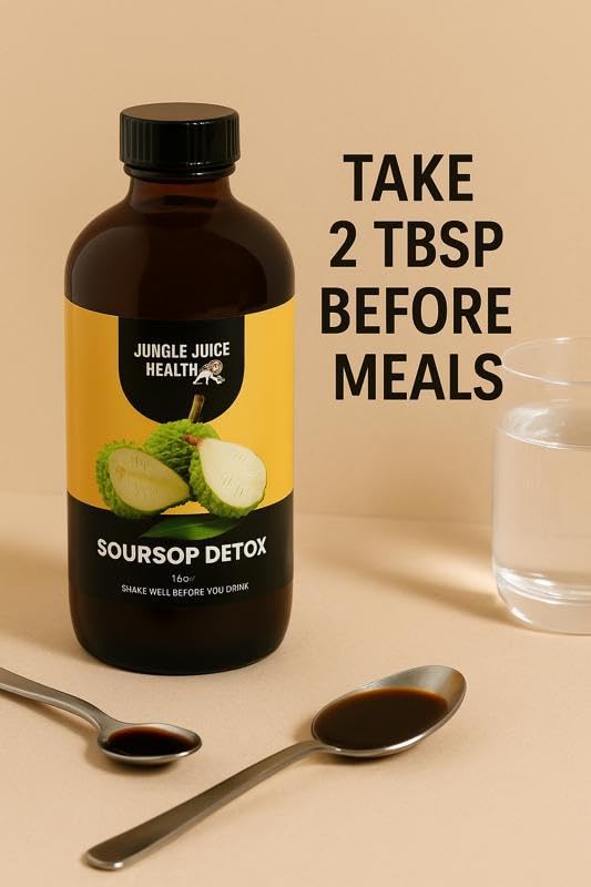 Jungle Juice Health Soursop Bitters Liquid 16 fl oz. Bottle